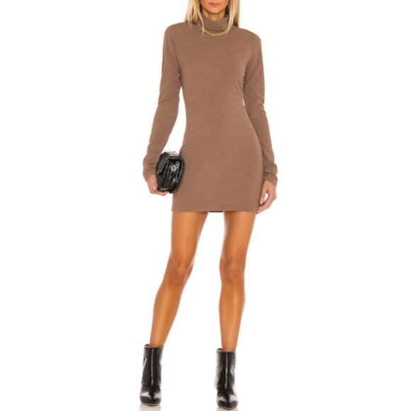 ATOIR X RTR REVOLVE Women's Coffee Brown Baseline Mini Dress Size 10 - Picture 1 of 7